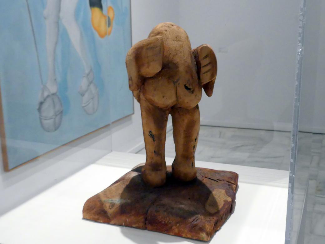 Jörg Immendorff (1965–2007), Versuch Hammer zu werden, Madrid, Museo Reina Sofía, Ausstellung "Jörg Immendorff - The Task of the Painter" vom 30.10.2019-13.04.2020, Saal 7, 1988, Bild 3/4