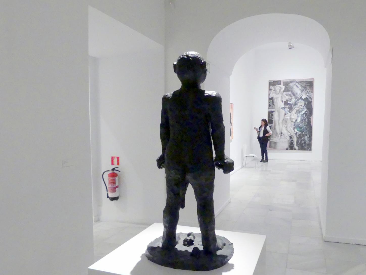 Jörg Immendorff (1965–2007), Malerstamm - o.T., Madrid, Museo Reina Sofía, Ausstellung "Jörg Immendorff - The Task of the Painter" vom 30.10.2019-13.04.2020, Saal 7, 2002, Bild 2/3