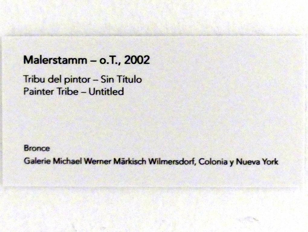 Jörg Immendorff (1965–2007), Malerstamm - o.T., Madrid, Museo Reina Sofía, Ausstellung "Jörg Immendorff - The Task of the Painter" vom 30.10.2019-13.04.2020, Saal 7, 2002, Bild 3/3