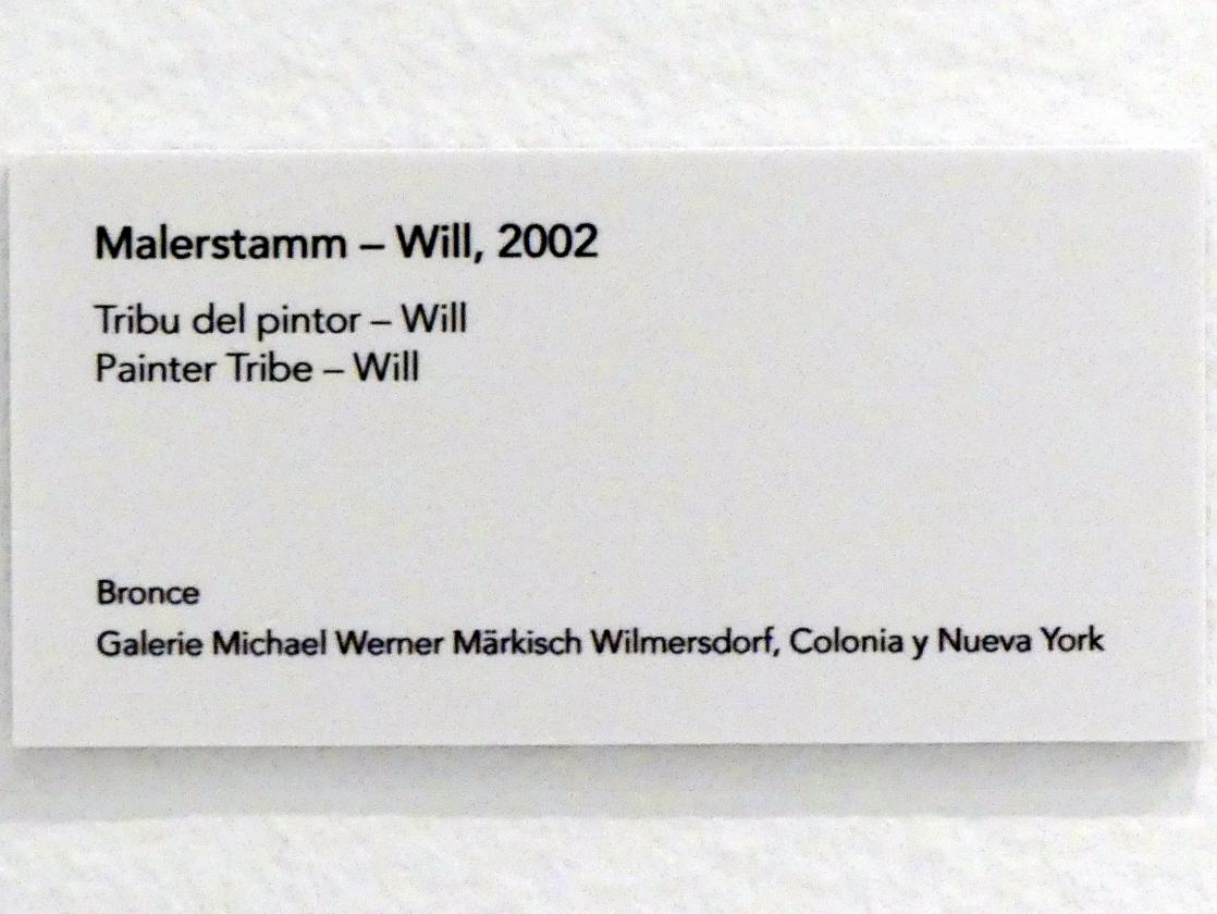 Jörg Immendorff (1965–2007), Malerstamm - Will, Madrid, Museo Reina Sofía, Ausstellung "Jörg Immendorff - The Task of the Painter" vom 30.10.2019-13.04.2020, Saal 7, 2002, Bild 3/3
