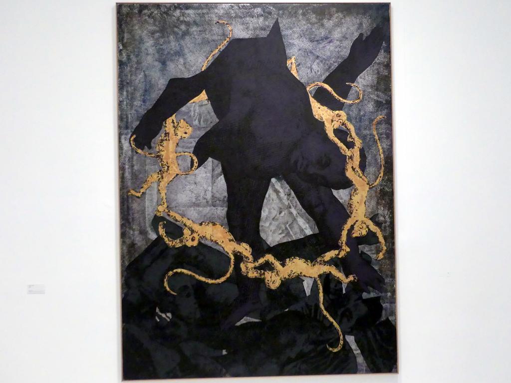 Jörg Immendorff (1965–2007), Ohne Titel, Madrid, Museo Reina Sofía, Ausstellung "Jörg Immendorff - The Task of the Painter" vom 30.10.2019-13.04.2020, Saal 7, 2007