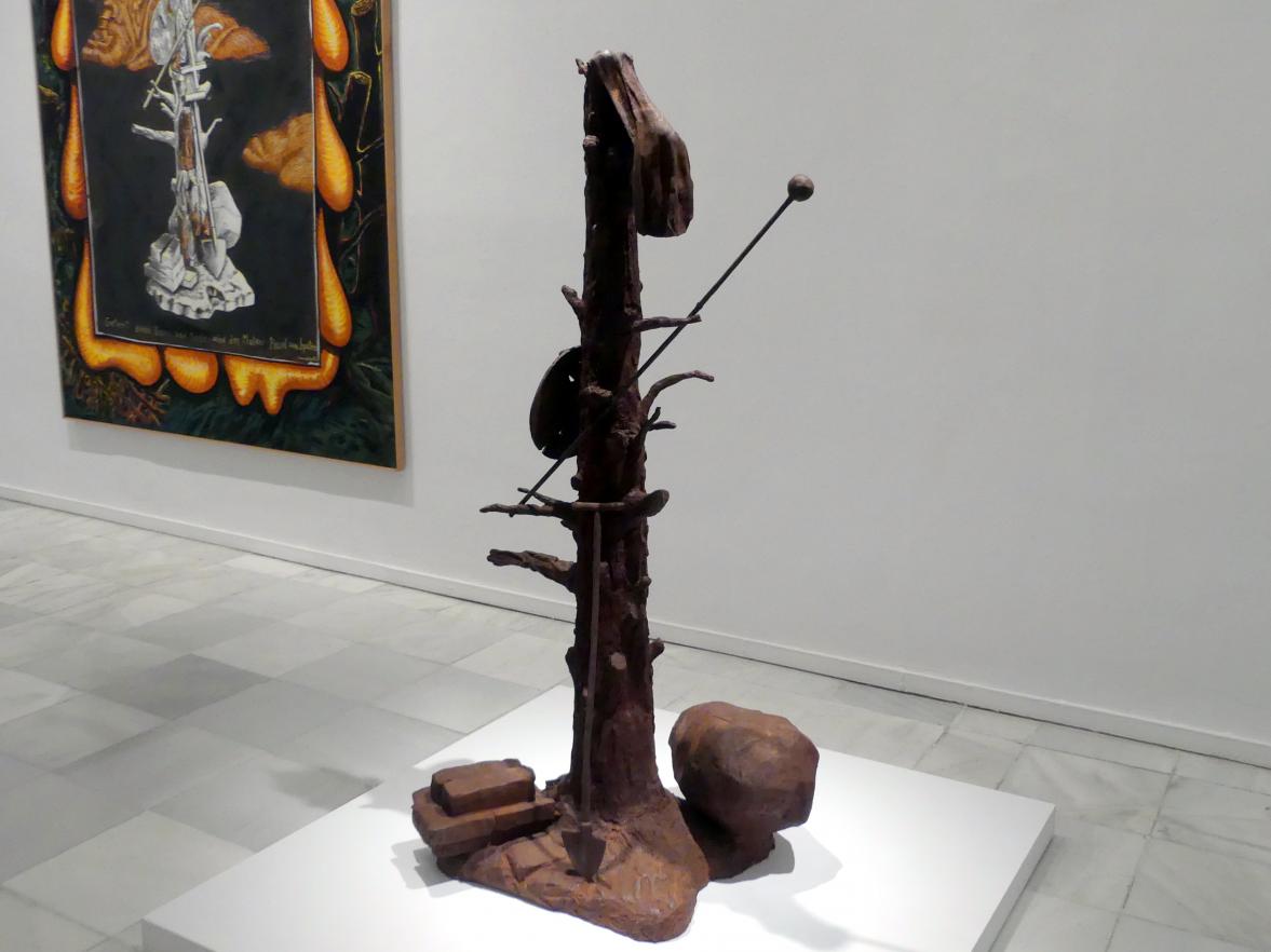 Jörg Immendorff (1965–2007), Elbquelle II, Madrid, Museo Reina Sofía, Ausstellung "Jörg Immendorff - The Task of the Painter" vom 30.10.2019-13.04.2020, Saal 6, 1999, Bild 2/3