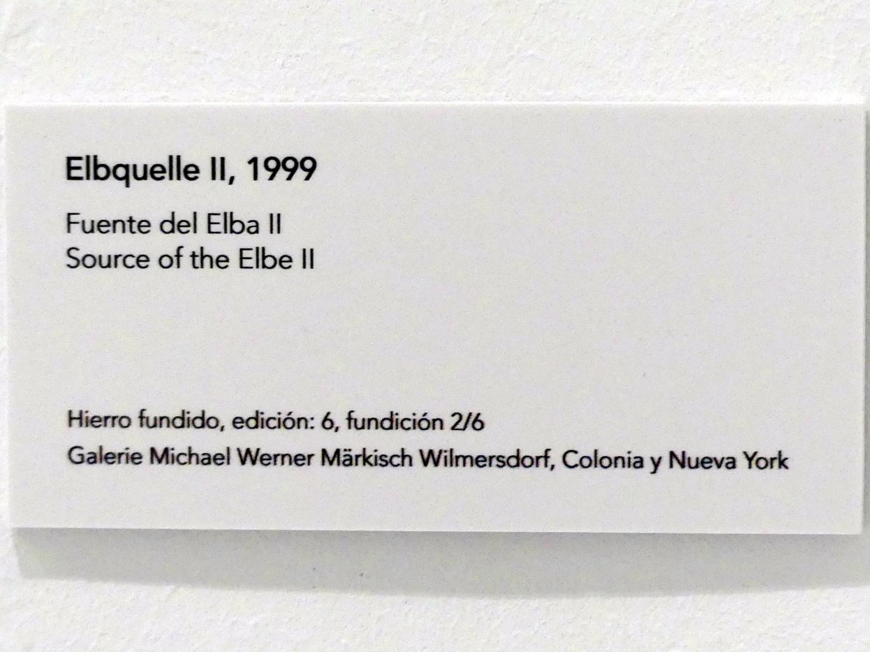 Jörg Immendorff (1965–2007), Elbquelle II, Madrid, Museo Reina Sofía, Ausstellung "Jörg Immendorff - The Task of the Painter" vom 30.10.2019-13.04.2020, Saal 6, 1999, Bild 3/3