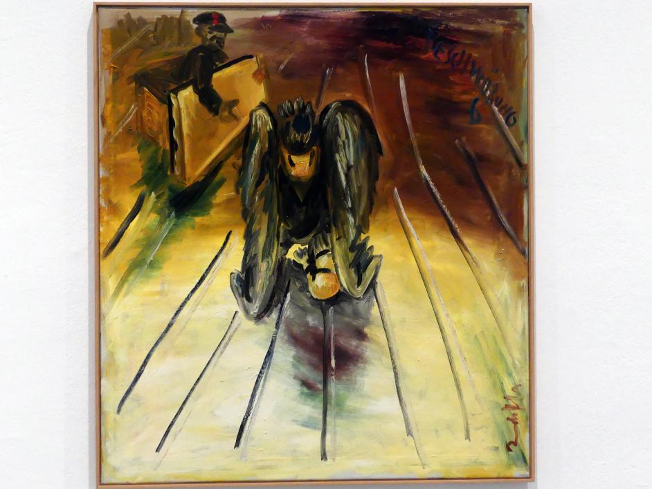 Jörg Immendorff (1965–2007), Beschwörung, Madrid, Museo Reina Sofía, Ausstellung "Jörg Immendorff - The Task of the Painter" vom 30.10.2019-13.04.2020, Saal 4, 1981, Bild 5/11