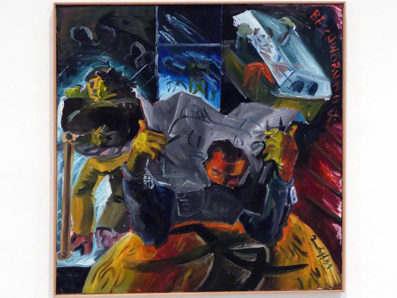 Jörg Immendorff (1965–2007), Beschwörung, Madrid, Museo Reina Sofía, Ausstellung "Jörg Immendorff - The Task of the Painter" vom 30.10.2019-13.04.2020, Saal 4, 1981, Bild 7/11