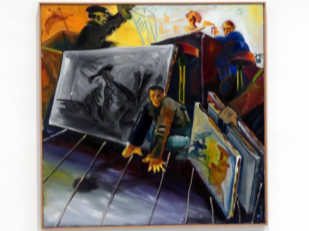 Jörg Immendorff (1965–2007), Beschwörung, Madrid, Museo Reina Sofía, Ausstellung "Jörg Immendorff - The Task of the Painter" vom 30.10.2019-13.04.2020, Saal 4, 1981, Bild 8/11