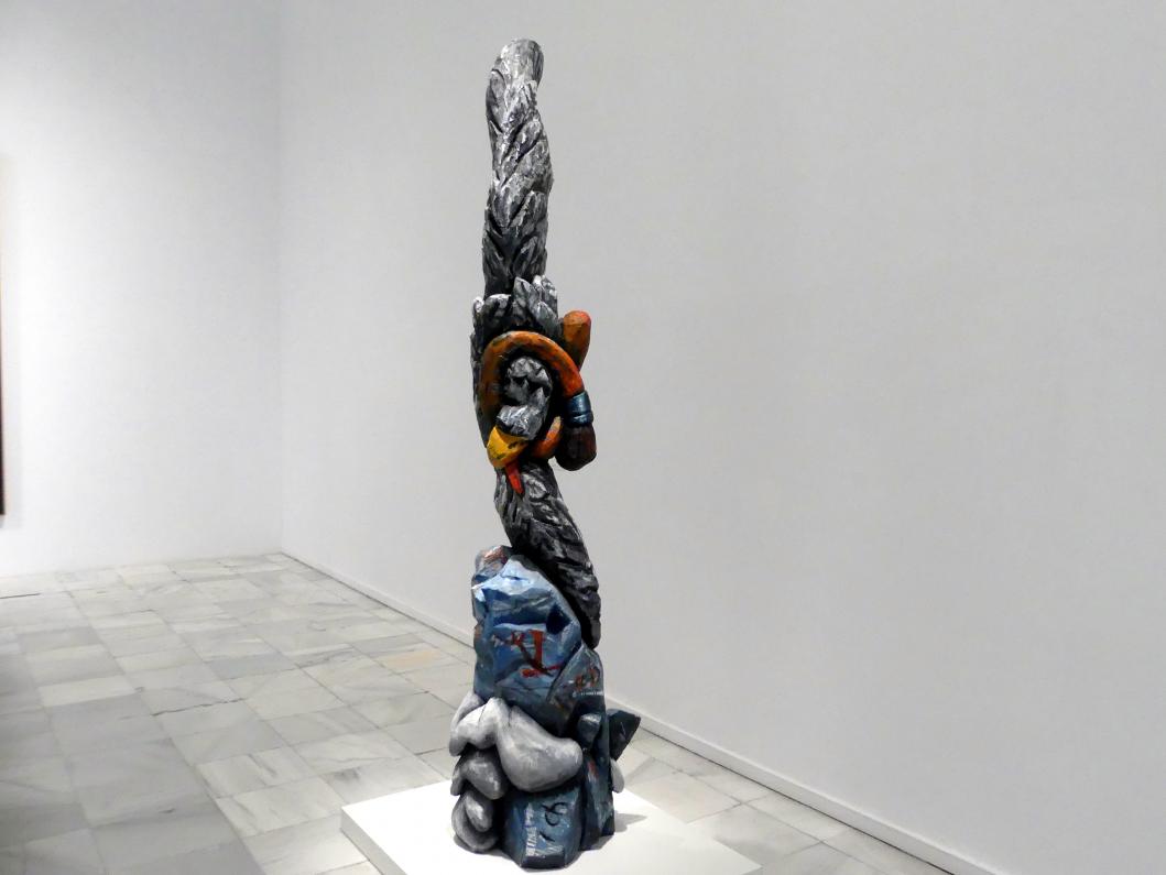 Jörg Immendorff (1965–2007), Adler, Madrid, Museo Reina Sofía, Ausstellung "Jörg Immendorff - The Task of the Painter" vom 30.10.2019-13.04.2020, Saal 4, 1981, Bild 2/5