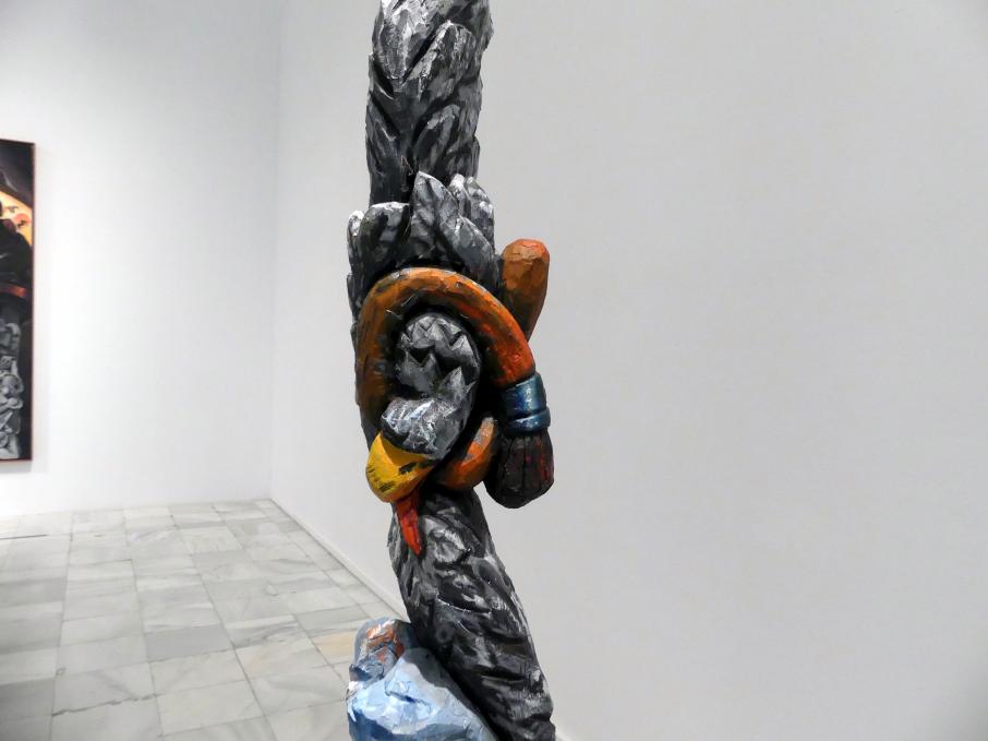 Jörg Immendorff (1965–2007), Adler, Madrid, Museo Reina Sofía, Ausstellung "Jörg Immendorff - The Task of the Painter" vom 30.10.2019-13.04.2020, Saal 4, 1981, Bild 3/5