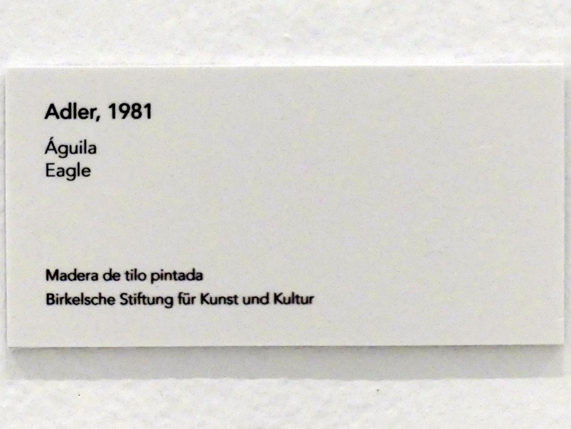 Jörg Immendorff (1965–2007), Adler, Madrid, Museo Reina Sofía, Ausstellung "Jörg Immendorff - The Task of the Painter" vom 30.10.2019-13.04.2020, Saal 4, 1981, Bild 5/5