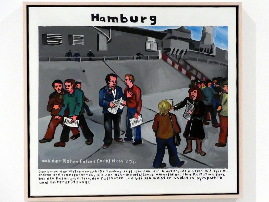 Jörg Immendorff (1965–2007), Hamburg, Madrid, Museo Reina Sofía, Ausstellung "Jörg Immendorff - The Task of the Painter" vom 30.10.2019-13.04.2020, Saal 3, 1973