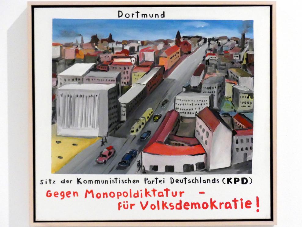 Jörg Immendorff (1965–2007), Dortmund, Madrid, Museo Reina Sofía, Ausstellung "Jörg Immendorff - The Task of the Painter" vom 30.10.2019-13.04.2020, Saal 3, 1973