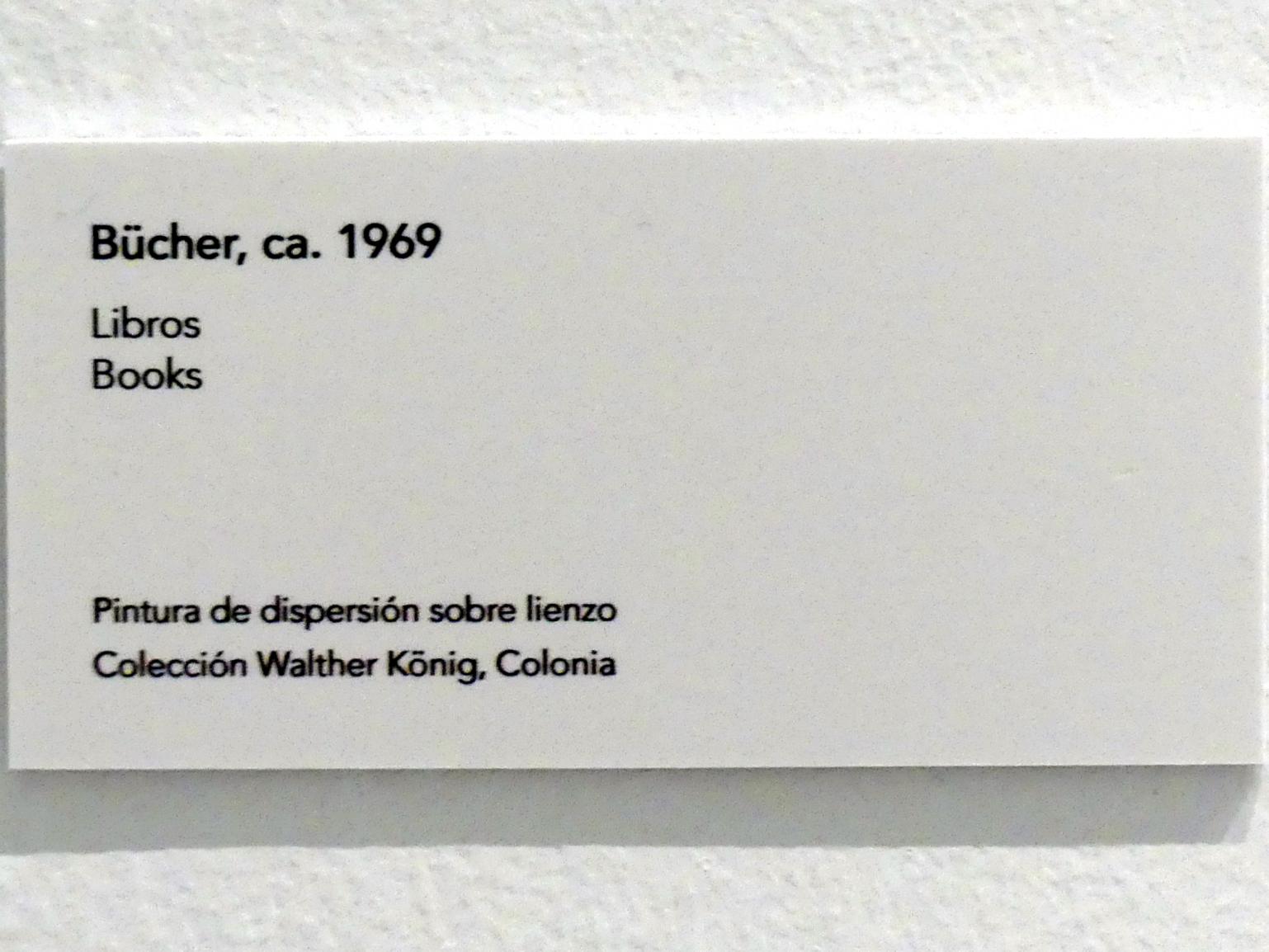 Jörg Immendorff (1965–2007), Bücher, Madrid, Museo Reina Sofía, Ausstellung "Jörg Immendorff - The Task of the Painter" vom 30.10.2019-13.04.2020, Saal 3, um 1969, Bild 9/9