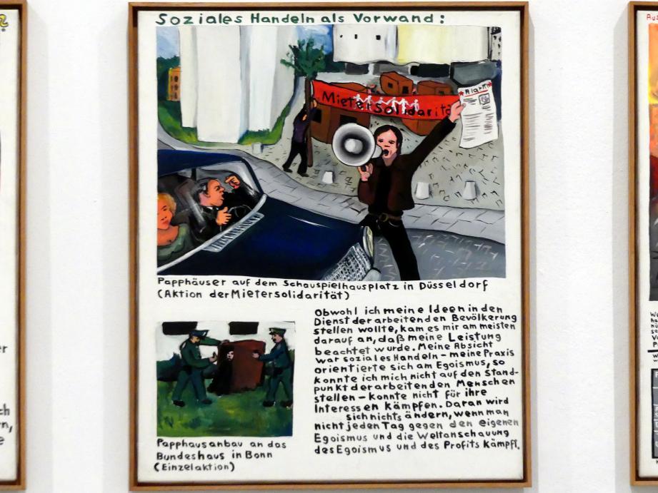 Jörg Immendorff (1965–2007), Ich wollte Künstler werden:, Madrid, Museo Reina Sofía, Ausstellung "Jörg Immendorff - The Task of the Painter" vom 30.10.2019-13.04.2020, Saal 2, 1972