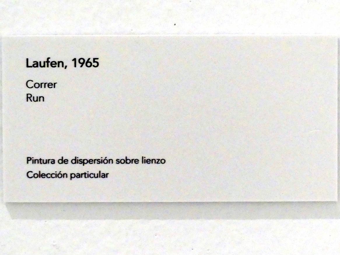 Jörg Immendorff (1965–2007), Laufen, Madrid, Museo Reina Sofía, Ausstellung "Jörg Immendorff - The Task of the Painter" vom 30.10.2019-13.04.2020, Saal 1, 1965, Bild 2/2