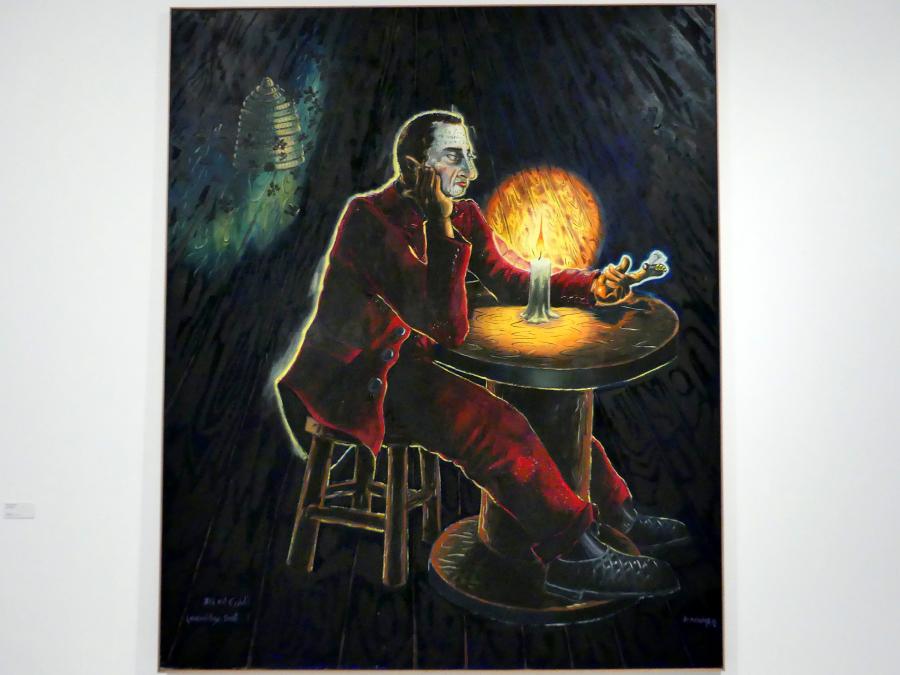 Jörg Immendorff (1965–2007), Bild mit Geduld, Madrid, Museo Reina Sofía, Ausstellung "Jörg Immendorff - The Task of the Painter" vom 30.10.2019-13.04.2020, Saal 8, 1992