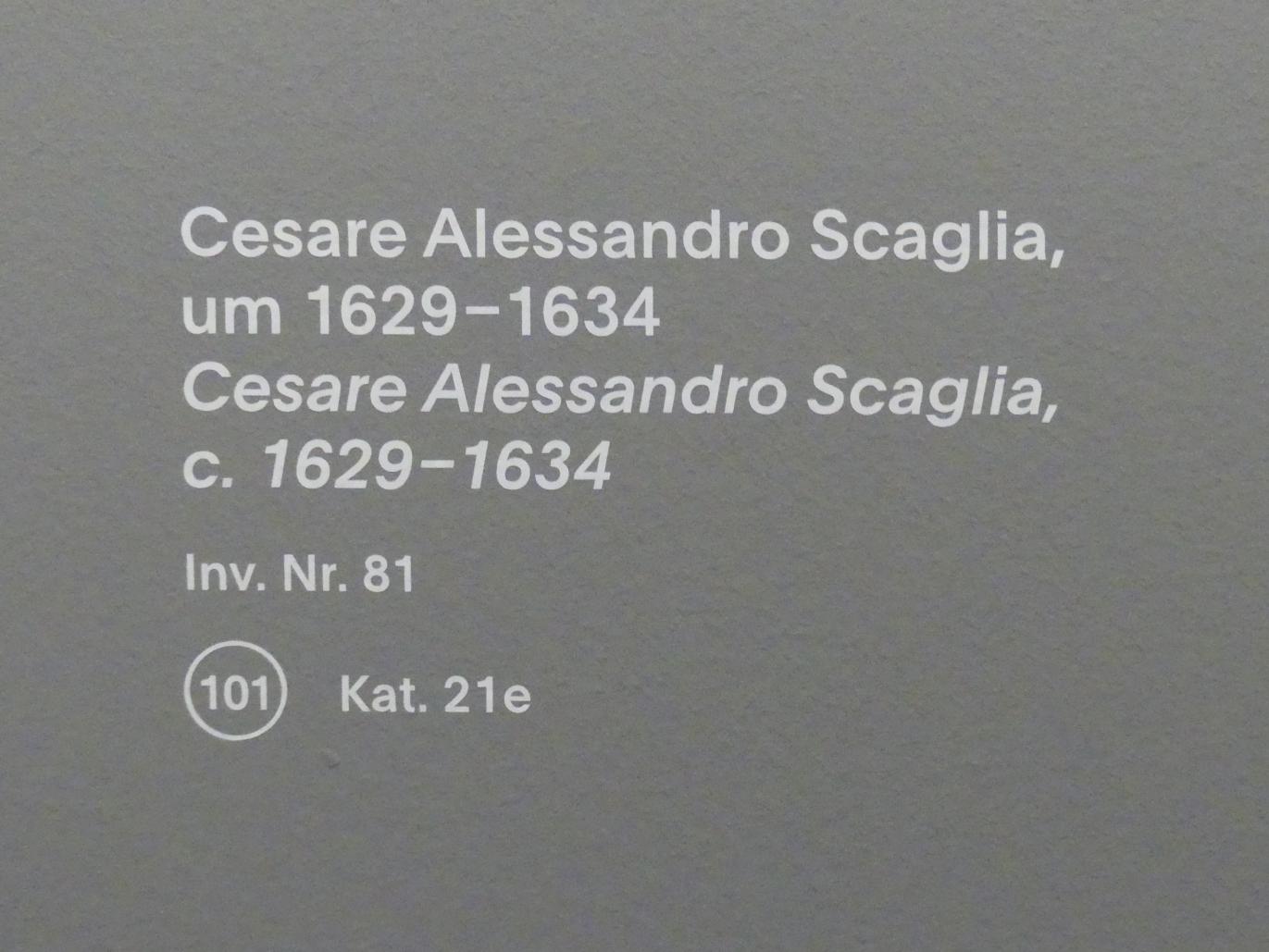 Anthonis (Anton) van Dyck (Werkstatt) (1619–1636), Cesare Alessandro Scaglia, München, Alte Pinakothek, Ausstellung "Van Dyck" vom 25.10.2019-02.02.2020, Die "Ikonographie" - 2, um 1629–1634, Bild 2/2