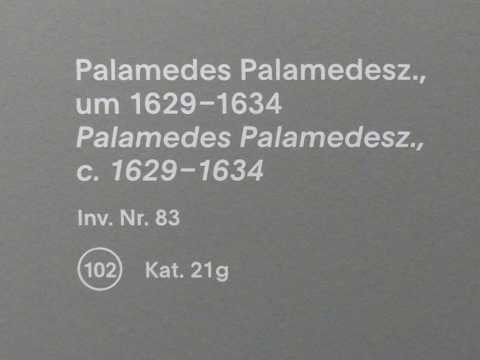 Anthonis (Anton) van Dyck (Werkstatt) (1619–1636), Palamedes Palamedesz., München, Alte Pinakothek, Ausstellung "Van Dyck" vom 25.10.2019-02.02.2020, Die "Ikonographie" - 2, um 1629–1634, Bild 2/2