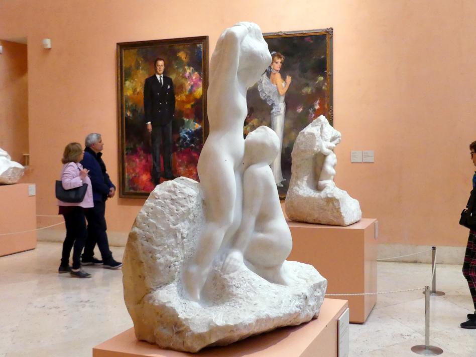 Auguste Rodin (1863–1917), Geburt der Venus (Aurora), Madrid, Museo Thyssen-Bornemisza, Eingangshalle, 1906–1907, Bild 3/4