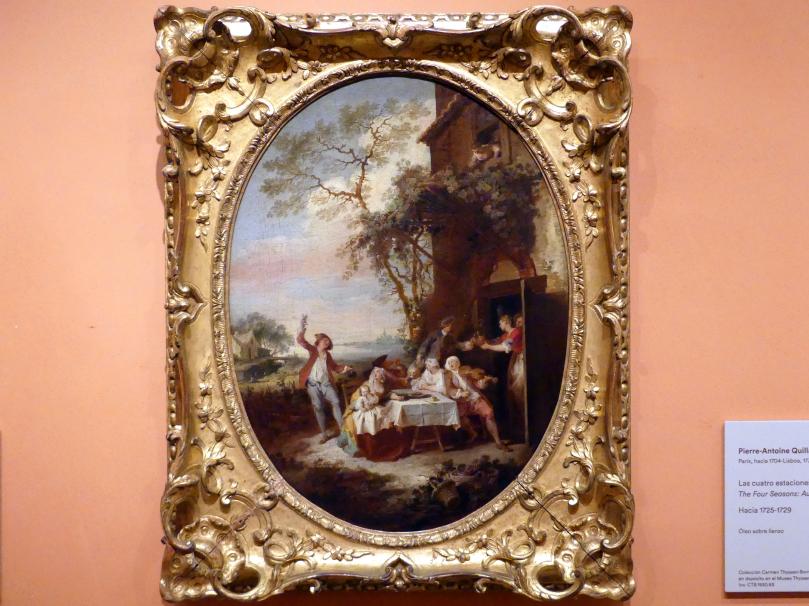Pierre-Antoine Quillard (1727), Die vier Jahreszeiten: Herbst, Madrid, Museo Thyssen-Bornemisza, Saal D, Malerei des 17. Jahrhunderts, um 1725–1729