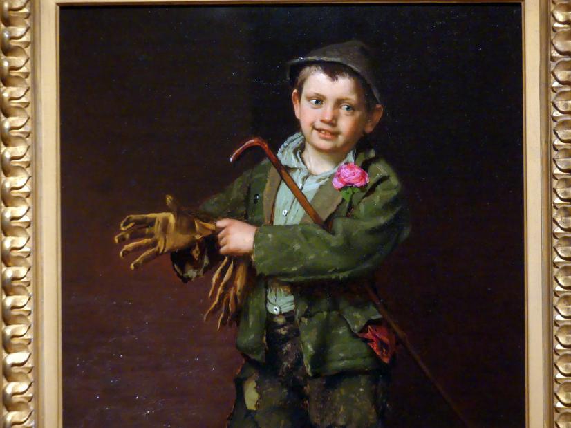 John George Brown (1866–1884), Generalprobe, Madrid, Museo Thyssen-Bornemisza, Saal F, nordamerikanische Malerei des 19. Jahrhunderts, 1884, Bild 2/3