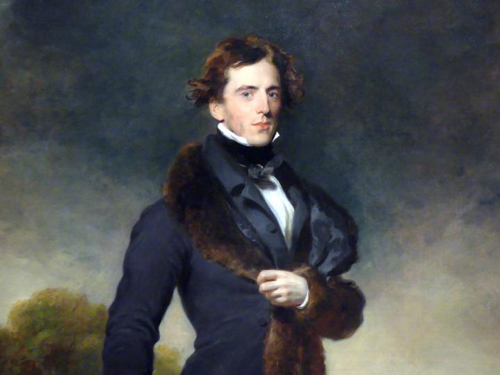 Thomas Lawrence (1789–1825), Porträt des David Lyon, Madrid, Museo Thyssen-Bornemisza, Saal 28, französische und englische Malerei des 18. Jahrhunderts, um 1825, Bild 2/3