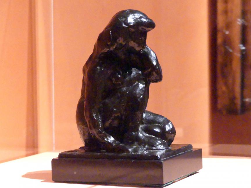 Henri Matisse (1898–1953), Kleiner geduckter Akt mit Armen, Madrid, Museo Thyssen-Bornemisza, Saal O, europäische Malerei der ersten Hälfte des 20. Jahrhundert, 1908, Bild 3/6