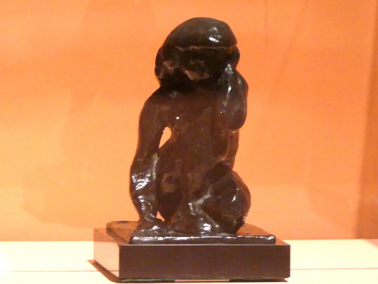 Henri Matisse (1898–1953), Kleiner geduckter Akt mit Armen, Madrid, Museo Thyssen-Bornemisza, Saal O, europäische Malerei der ersten Hälfte des 20. Jahrhundert, 1908, Bild 4/6