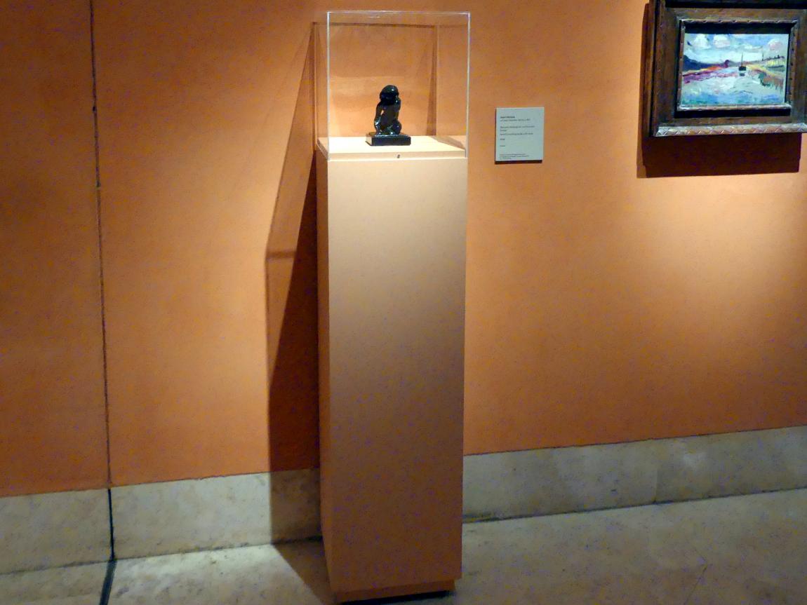 Henri Matisse (1898–1953), Kleiner geduckter Akt mit Armen, Madrid, Museo Thyssen-Bornemisza, Saal O, europäische Malerei der ersten Hälfte des 20. Jahrhundert, 1908, Bild 5/6