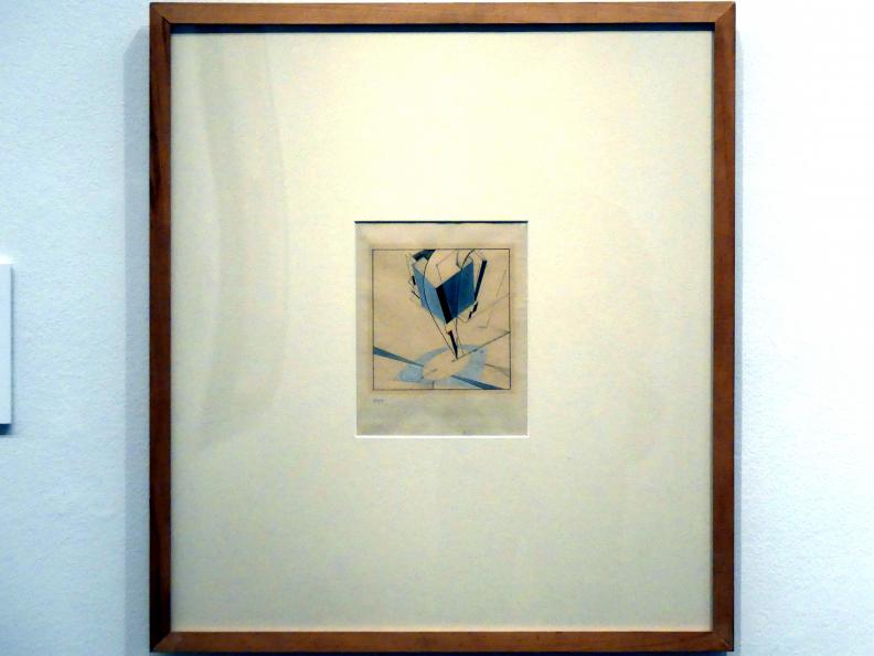 El Lissitzky (1919–1923), Proun 5 A, Madrid, Museo Thyssen-Bornemisza, Saal 43, Pioniere der Abstraktion, 1919, Bild 2/3