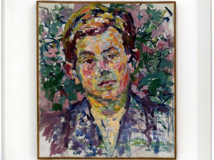 Alberto Giacometti (1914–1965), Porträt Diego Giacometti, Prag, Nationalgalerie im Messepalast, Ausstellung "Alberto Giacometti" vom 18.07.-01.12.2019, Familie, um 1918, Bild 2/3