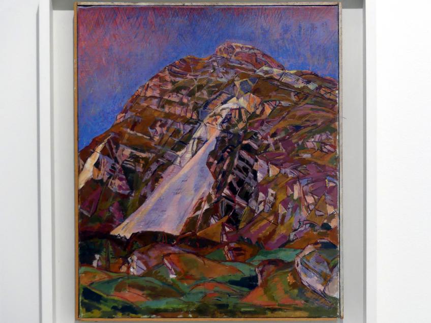 Alberto Giacometti (1914–1965), Der Berg, Prag, Nationalgalerie im Messepalast, Ausstellung "Alberto Giacometti" vom 18.07.-01.12.2019, Avantgarde, um 1930, Bild 2/3