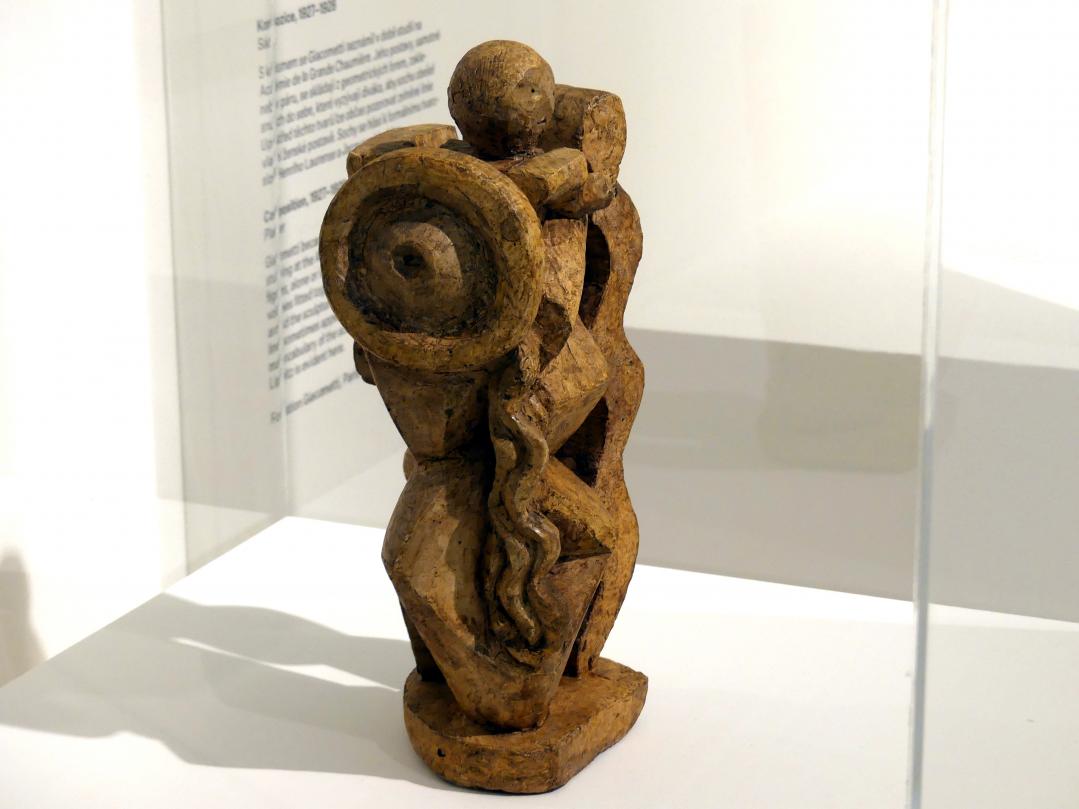 Alberto Giacometti (1914–1965), Komposition, Prag, Nationalgalerie im Messepalast, Ausstellung "Alberto Giacometti" vom 18.07.-01.12.2019, Avantgarde, 1927–1928, Bild 2/4
