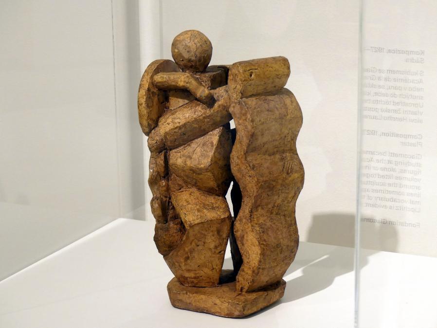 Alberto Giacometti (1914–1965), Komposition, Prag, Nationalgalerie im Messepalast, Ausstellung "Alberto Giacometti" vom 18.07.-01.12.2019, Avantgarde, 1927–1928, Bild 3/4