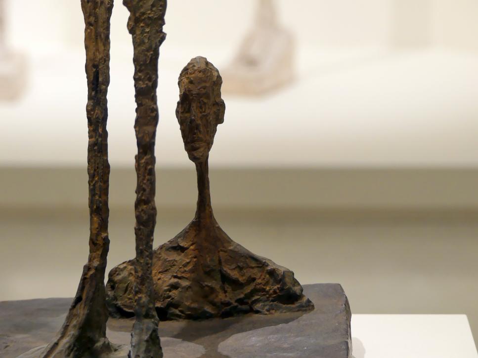 Alberto Giacometti (1914–1965), Der Wald, Prag, Nationalgalerie im Messepalast, Ausstellung "Alberto Giacometti" vom 18.07.-01.12.2019, Stehende Figuren, 1950, Bild 4/6
