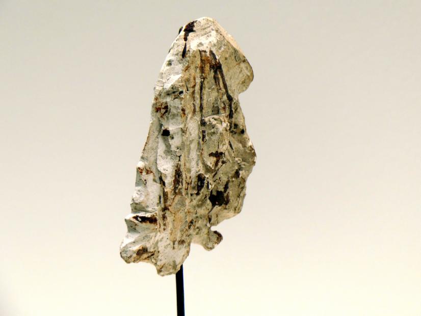 Alberto Giacometti (1914–1965), Kopf eines Mannes auf einem Stab, Prag, Nationalgalerie im Messepalast, Ausstellung "Alberto Giacometti" vom 18.07.-01.12.2019, Köpfe, 1946–1948, Bild 3/5