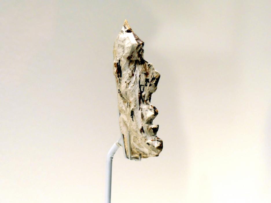 Alberto Giacometti (1914–1965), Kopf eines Mannes, Prag, Nationalgalerie im Messepalast, Ausstellung "Alberto Giacometti" vom 18.07.-01.12.2019, Köpfe, um 1950, Bild 3/3