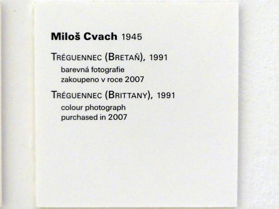 Miloš Cvach (1991–2000), Tréguennec (Bretagne), Prag, Nationalgalerie im Messepalast, Moderne Kunst, 1991, Bild 2/2