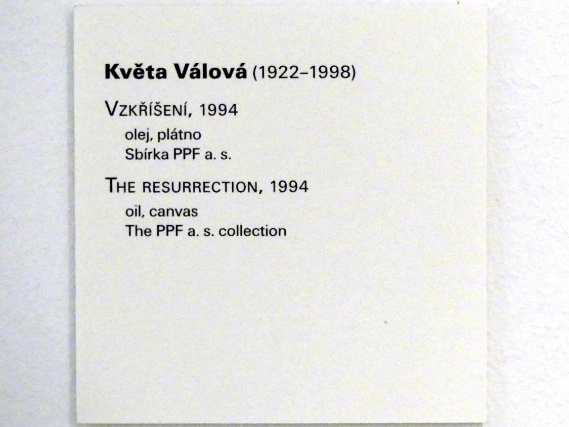 Květa Válová (1994), Auferstehung, Prag, Nationalgalerie im Messepalast, Moderne Kunst, 1994, Bild 2/2