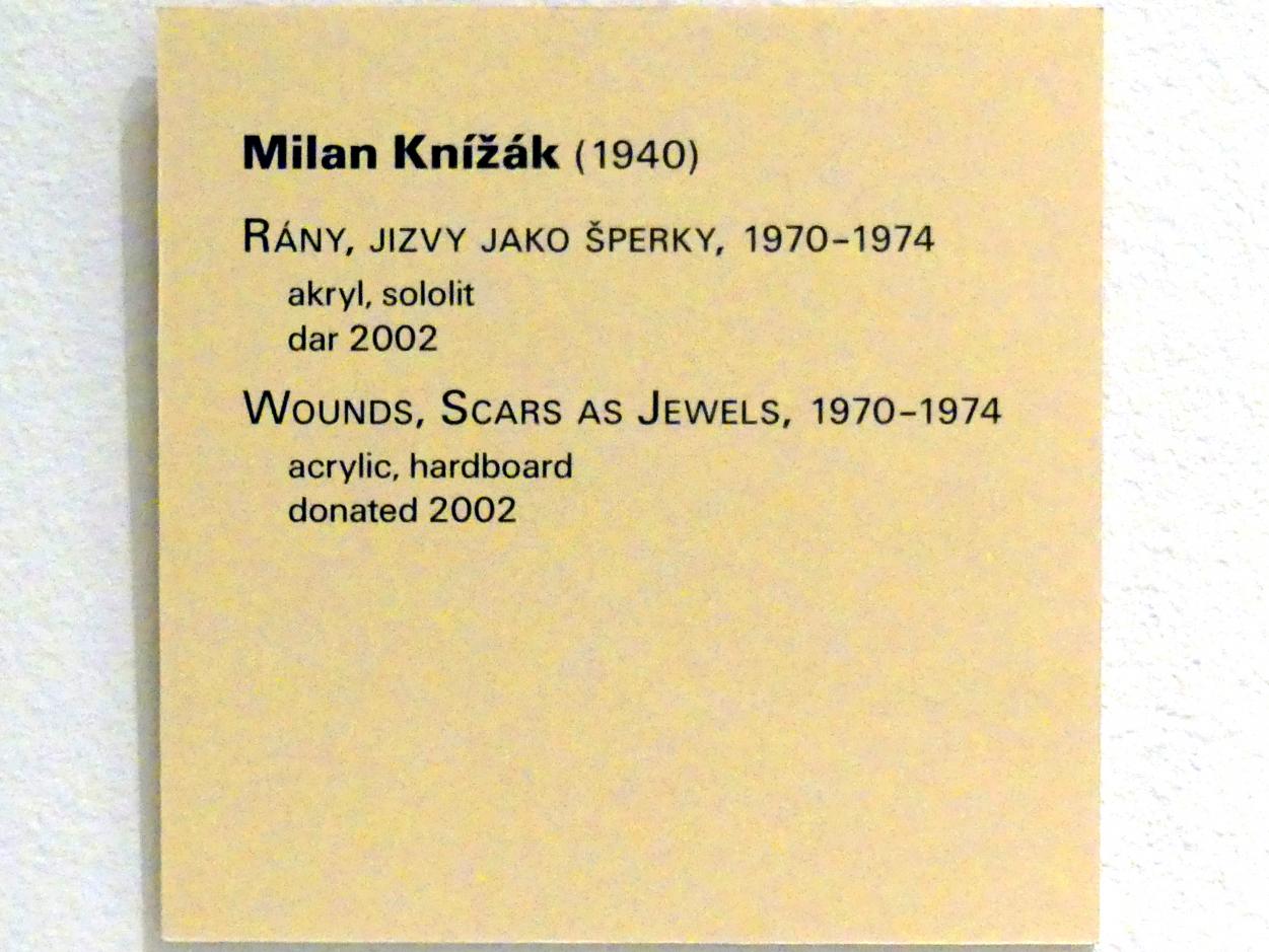 Milan Knížák (1964–1994), Wunden, Narben und Juwelen, Prag, Nationalgalerie im Messepalast, Moderne Kunst, 1970–1974, Bild 2/2
