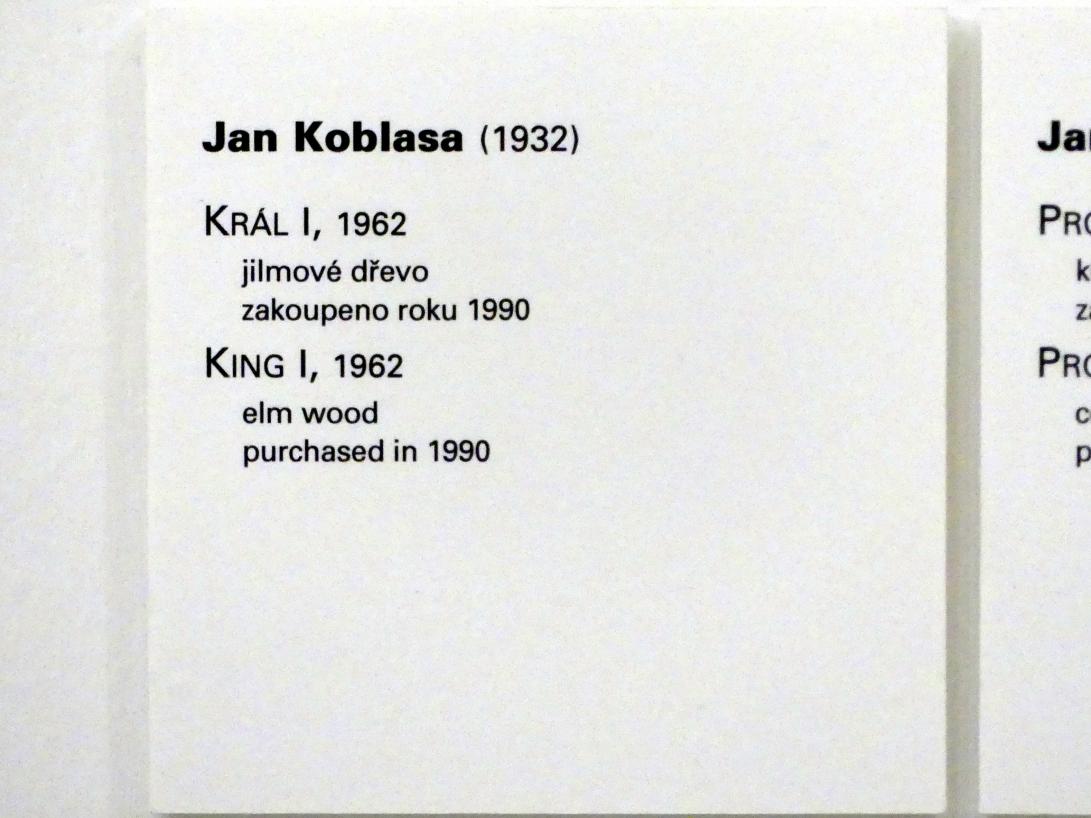 Jan Koblasa (1962–1991), König I, Prag, Nationalgalerie im Messepalast, Moderne Kunst, 1962, Bild 4/4