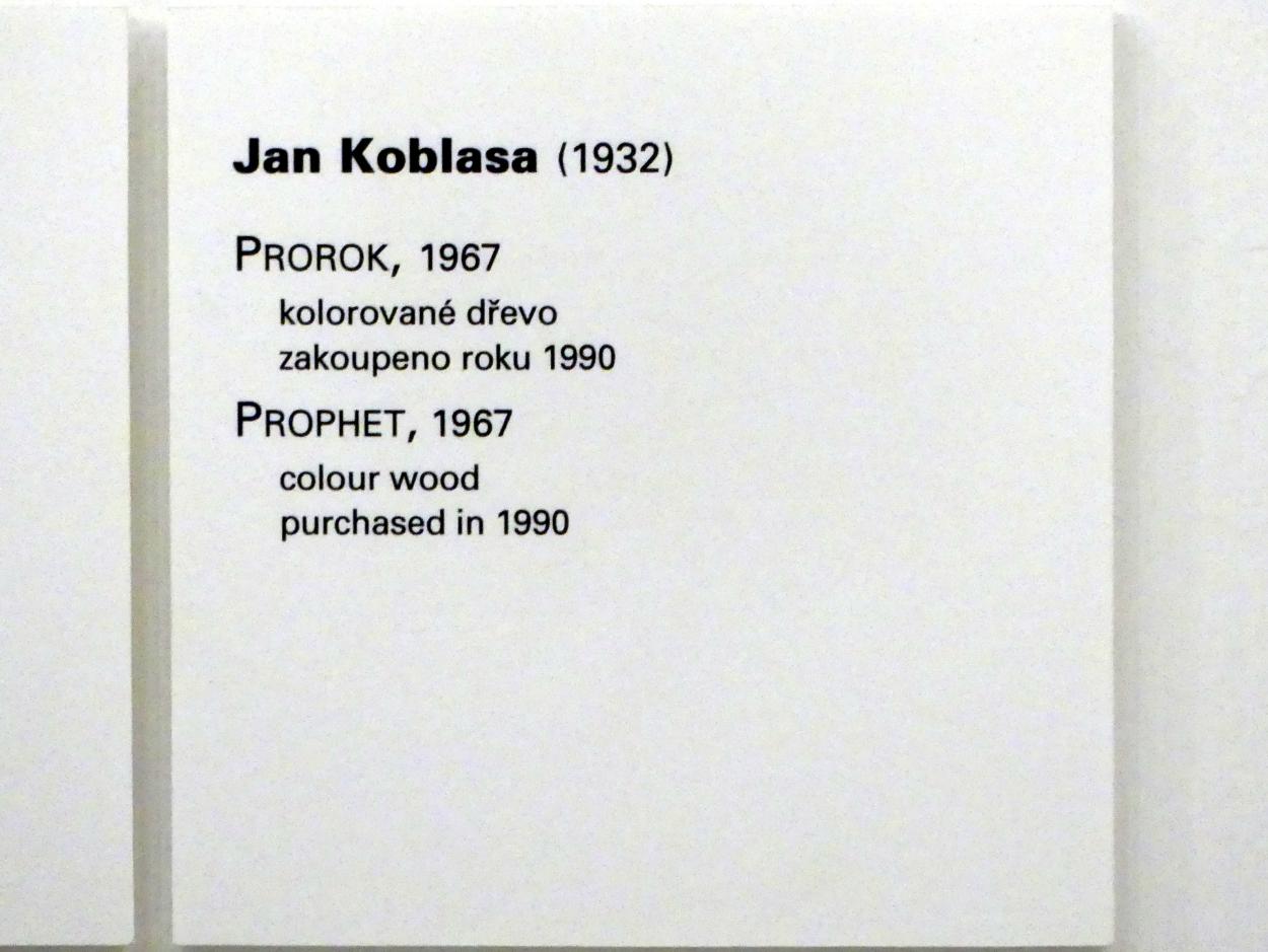 Jan Koblasa (1962–1991), Prophet, Prag, Nationalgalerie im Messepalast, Moderne Kunst, 1967, Bild 4/4
