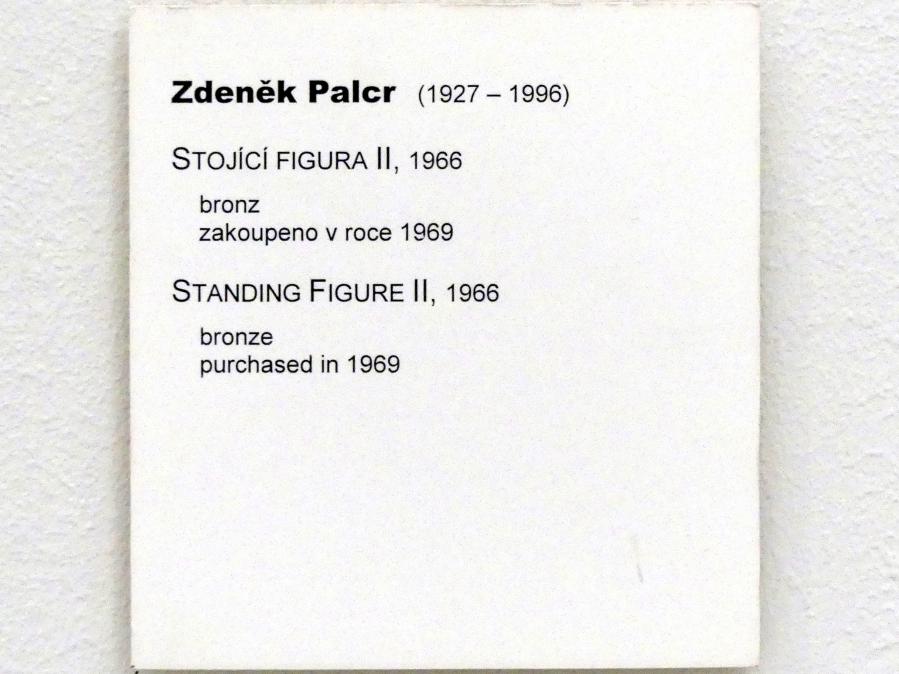 Zdeněk Palcr (1957–1969), Stehende Figur II, Prag, Nationalgalerie im Messepalast, Moderne Kunst, 1966, Bild 4/4