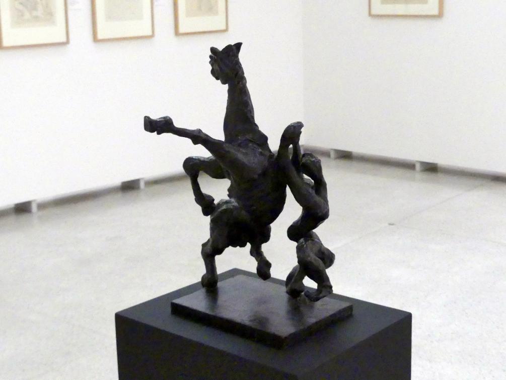 Emil Filla (1907–1938), Herkules kämpft gegen das Pferd des Diomedes, Prag, Nationalgalerie im Messepalast, Moderne Kunst, 1937, Bild 4/5