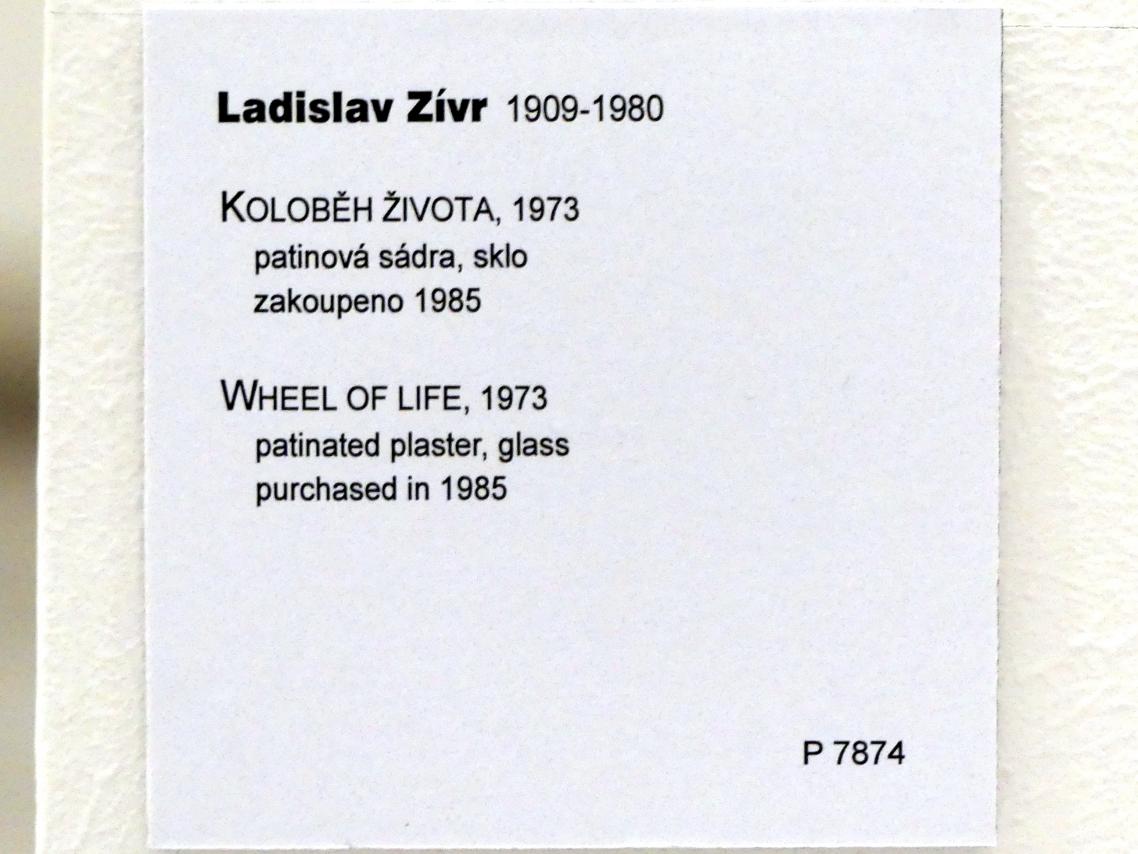 Ladislav Zívr (1933–1973), Lebensrad, Prag, Nationalgalerie im Messepalast, Moderne Kunst, 1973, Bild 4/4