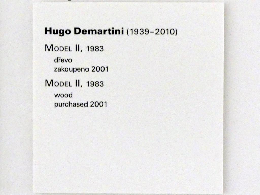 Hugo Demartini (1968–1983), Modell II, Prag, Nationalgalerie im Messepalast, Moderne Kunst, 1983, Bild 3/4