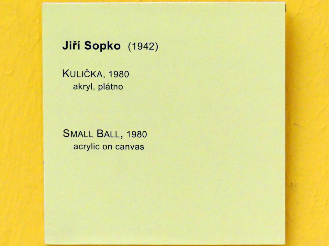 Jiří Sopko (1980–1991), Kügelchen, Prag, Nationalgalerie im Messepalast, Moderne Kunst, 1980, Bild 2/2