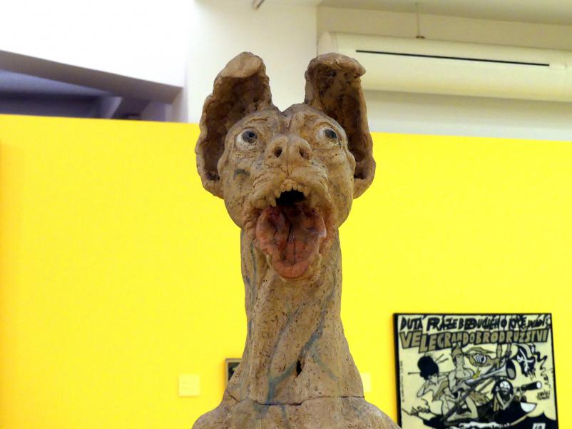 Karel Pauzer (1988–2004), Hundefamilie, Prag, Nationalgalerie im Messepalast, Moderne Kunst, 1988, Bild 2/4