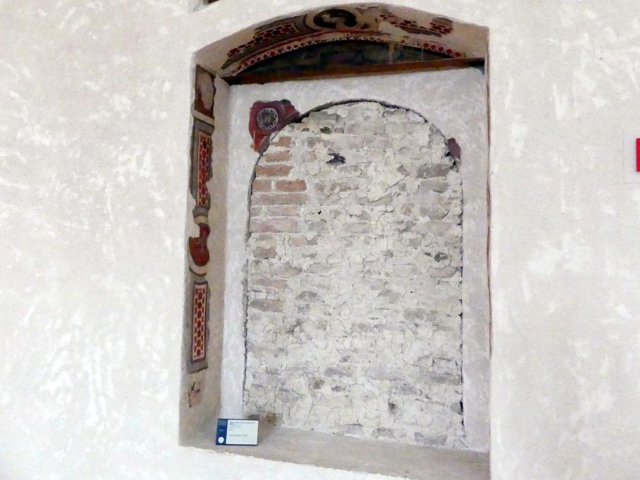 Fresko, Perugia, Nationalgalerie von Umbrien (Galleria nazionale dell'Umbria), 04: Giovanni di Bonino, Maestro di Paciano, Maestro della Dormitio di Terni, um 1320–1330, Bild 3/4