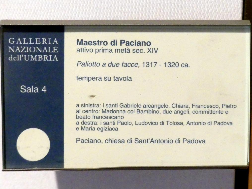 Meister von Paciano (Paciano-Meister) (1318–1335), Antependium, Pacciano Vecchio, chiesa di Sant Antonio da Padova, jetzt Perugia, Nationalgalerie von Umbrien (Galleria nazionale dell'Umbria), 04: Giovanni di Bonino, Maestro di Paciano, Maestro della Dormitio di Terni, um 1317–1320, Bild 2/2