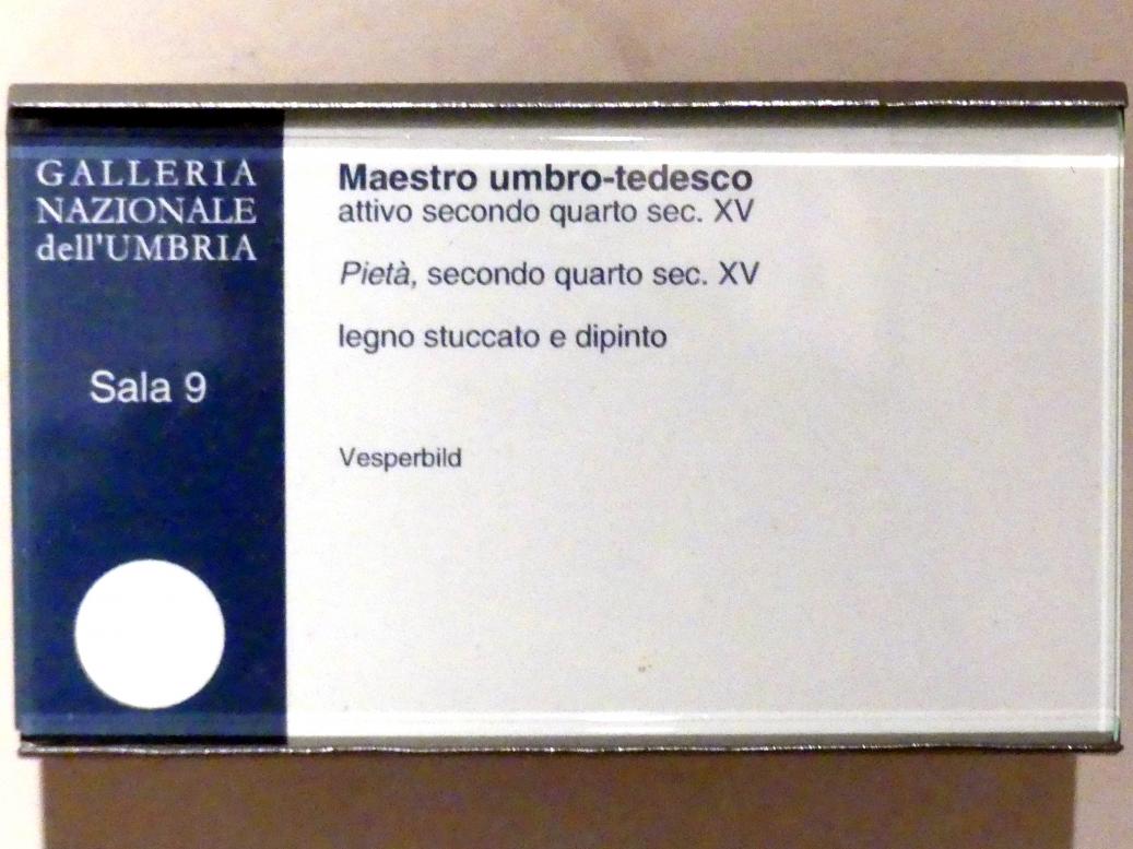 Pietà, Perugia, Nationalgalerie von Umbrien (Galleria nazionale dell'Umbria), 09: Giovanni Boccati, 2. Viertel 15. Jhd., Bild 6/6